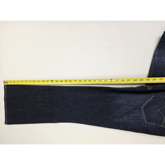 Levi's Size 27X30 Womens Bold Curve Bootcut Blue Denim 5 Pocket Logo Jeans NWT - Picture 3 of 14